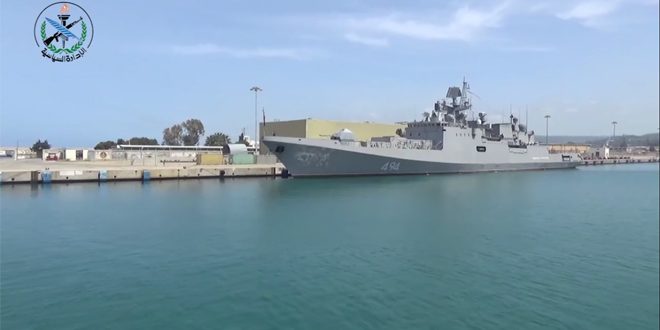 Fuerzas sirias y rusas realizan ejercicios militares conjuntas en la base naval de Tartous