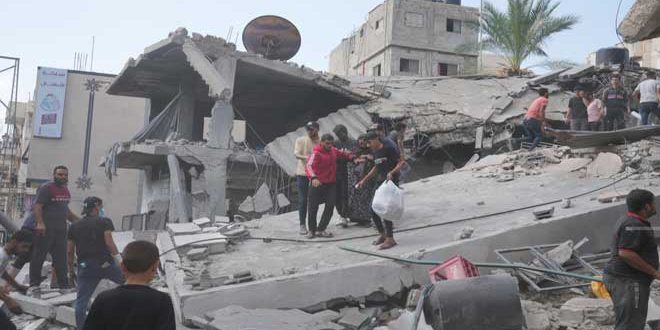 5 شهید در نتیجه بمباران اسرائیل در نوار غزه